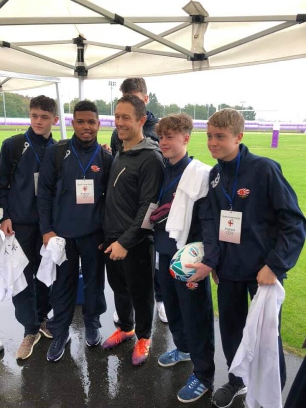 Alnwick with England Rugby